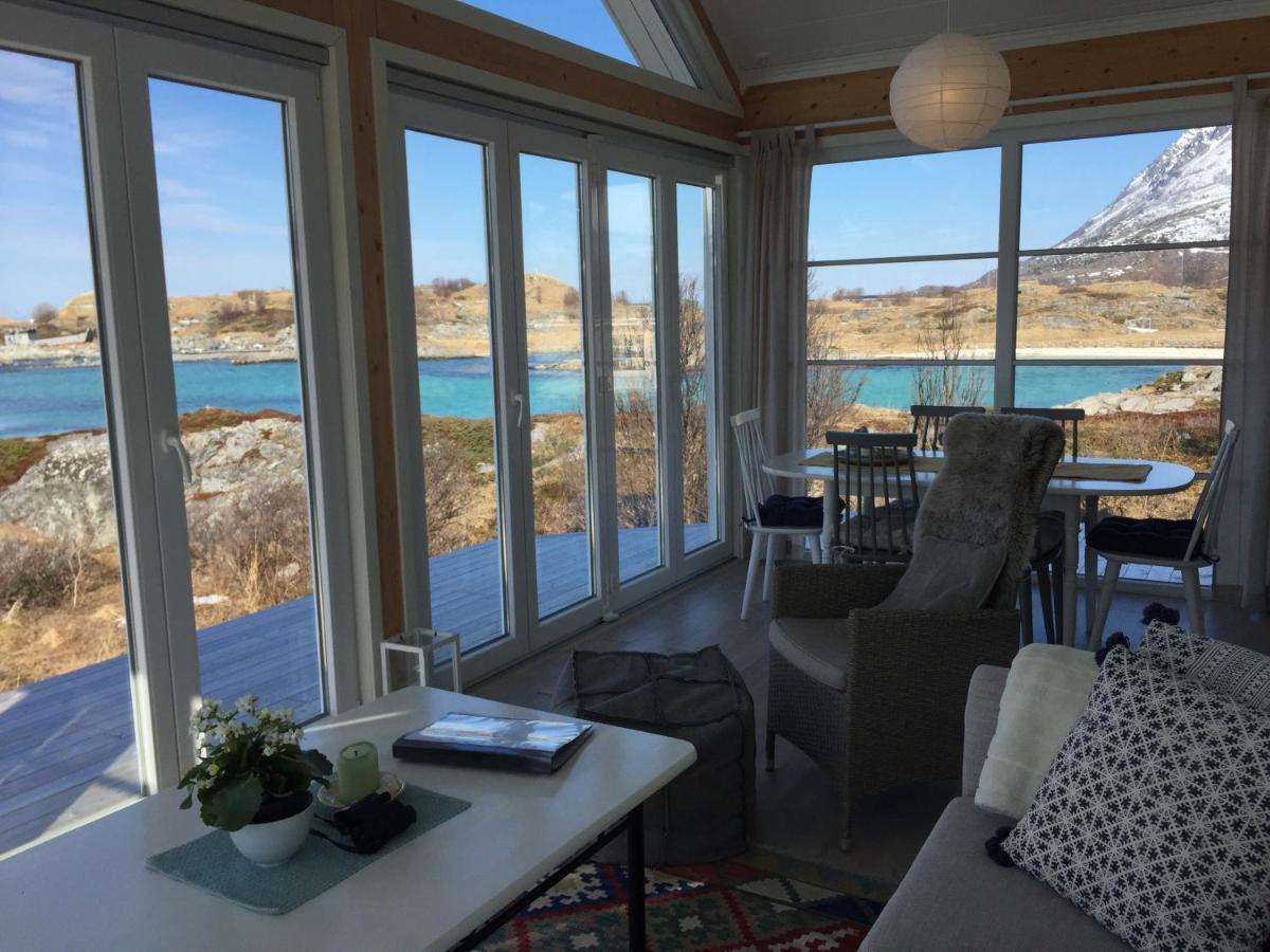 Superior Cottage With Sea View In Senja Senjehesten Bagian luar foto